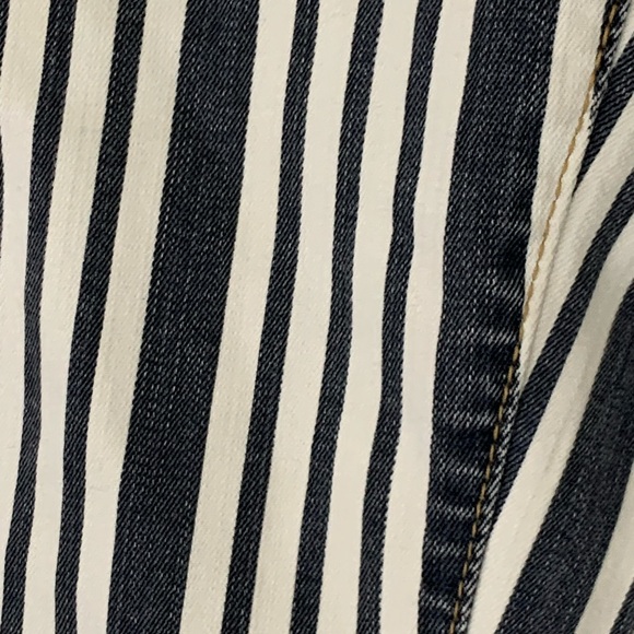 Free People Conductor Stripe low rise skinny pant jeans - Picture 6 of 10